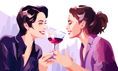 vrouwen wijn