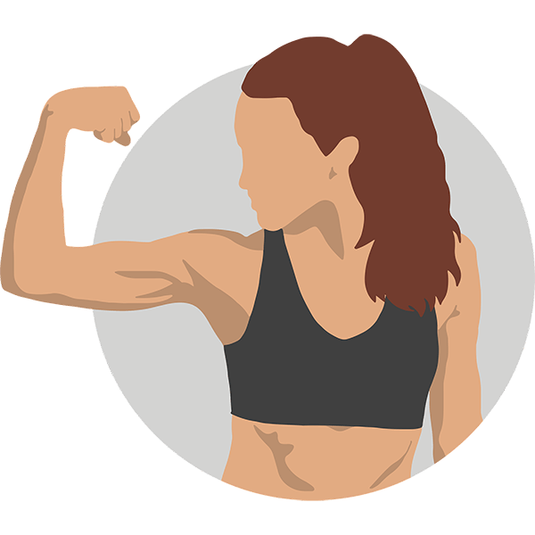 vrouw sport