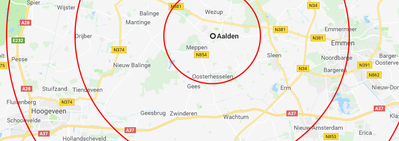 Aalden Radius