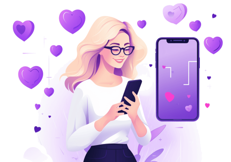 vrouw dating app