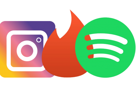 tinder spotify insta