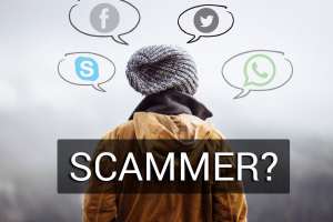 social media scammer