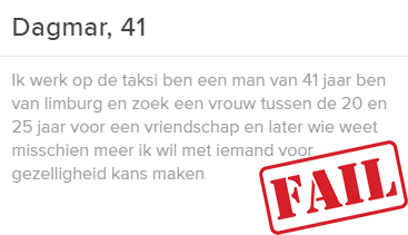 dagmar tinder bio