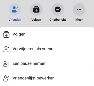 facebook ontvrienden