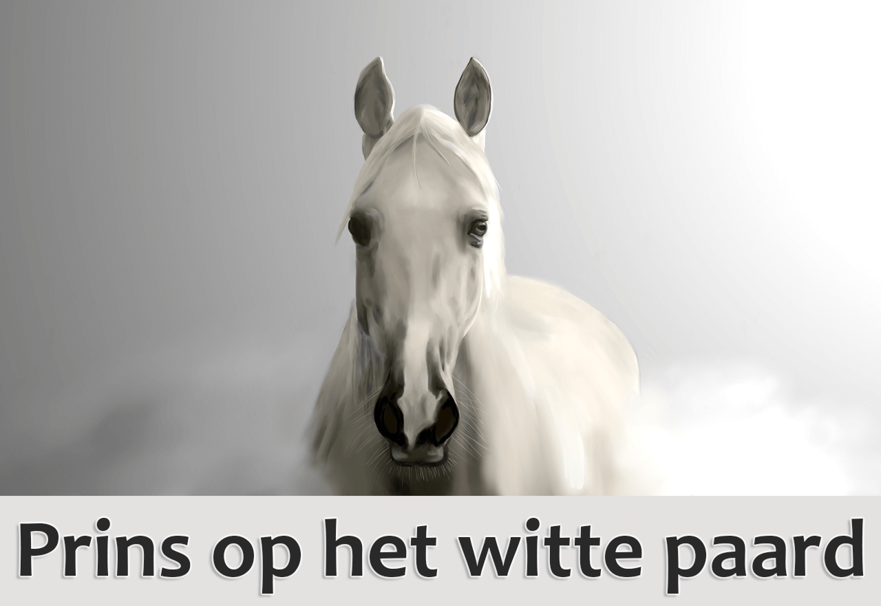 prins wit paard