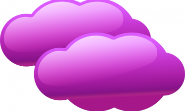 roze wolk