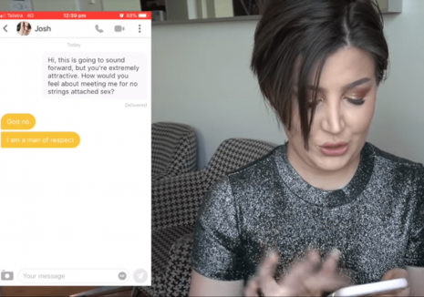 tinder vrouw