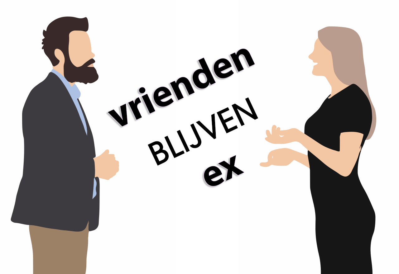 vrienden blijven ex