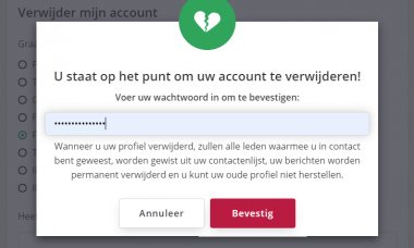 elitedating opzeggen