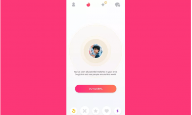 tinder global mode