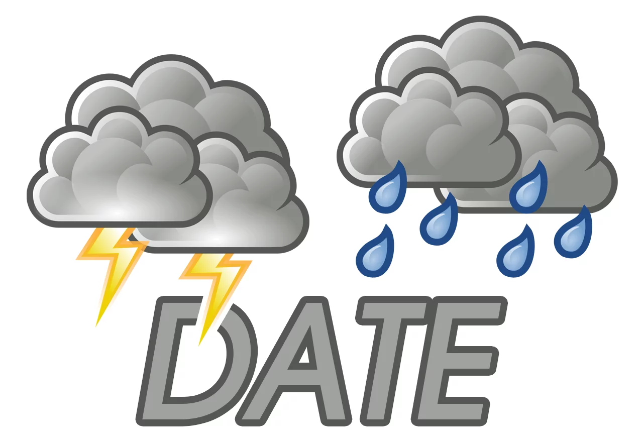 date slecht weer