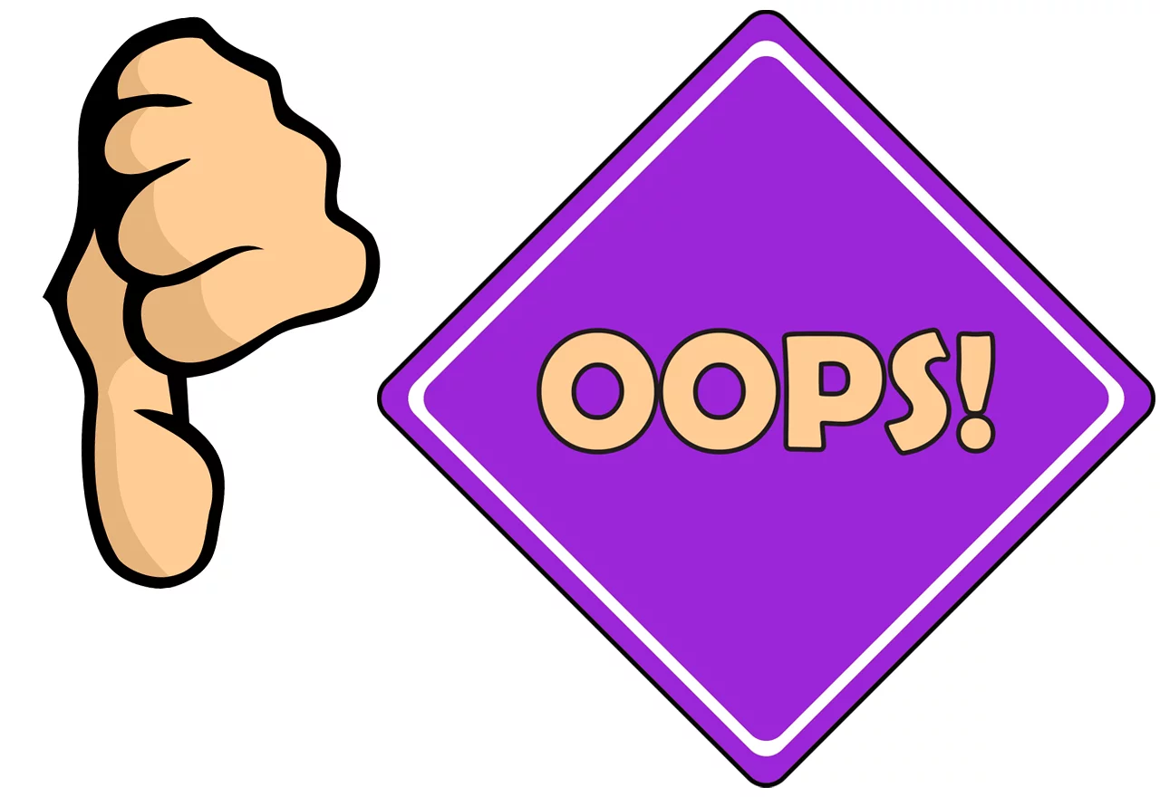 oops fout