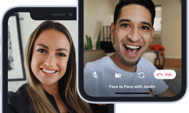 tinder face to face