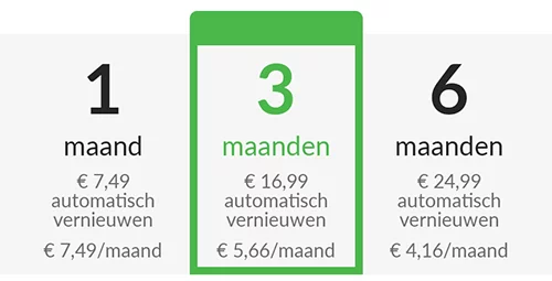 meetme prijzen