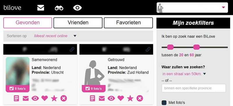 bilove website
