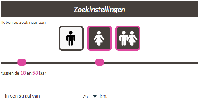 passievoortwee zoekinstellingen