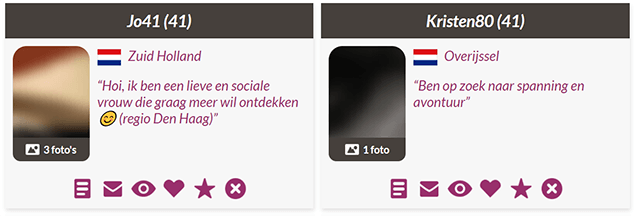 passie voor twee profielen