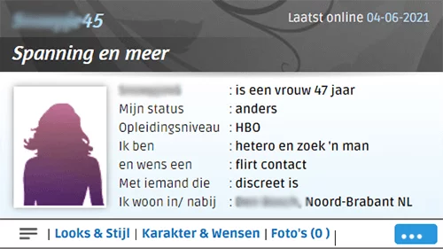 secretflirt profiel
