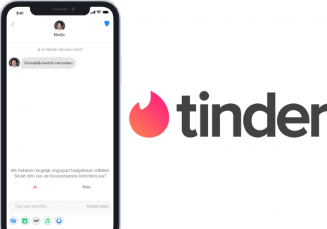 tinder stoort