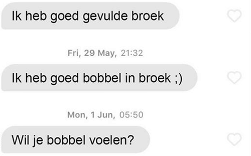 bobbel voelen