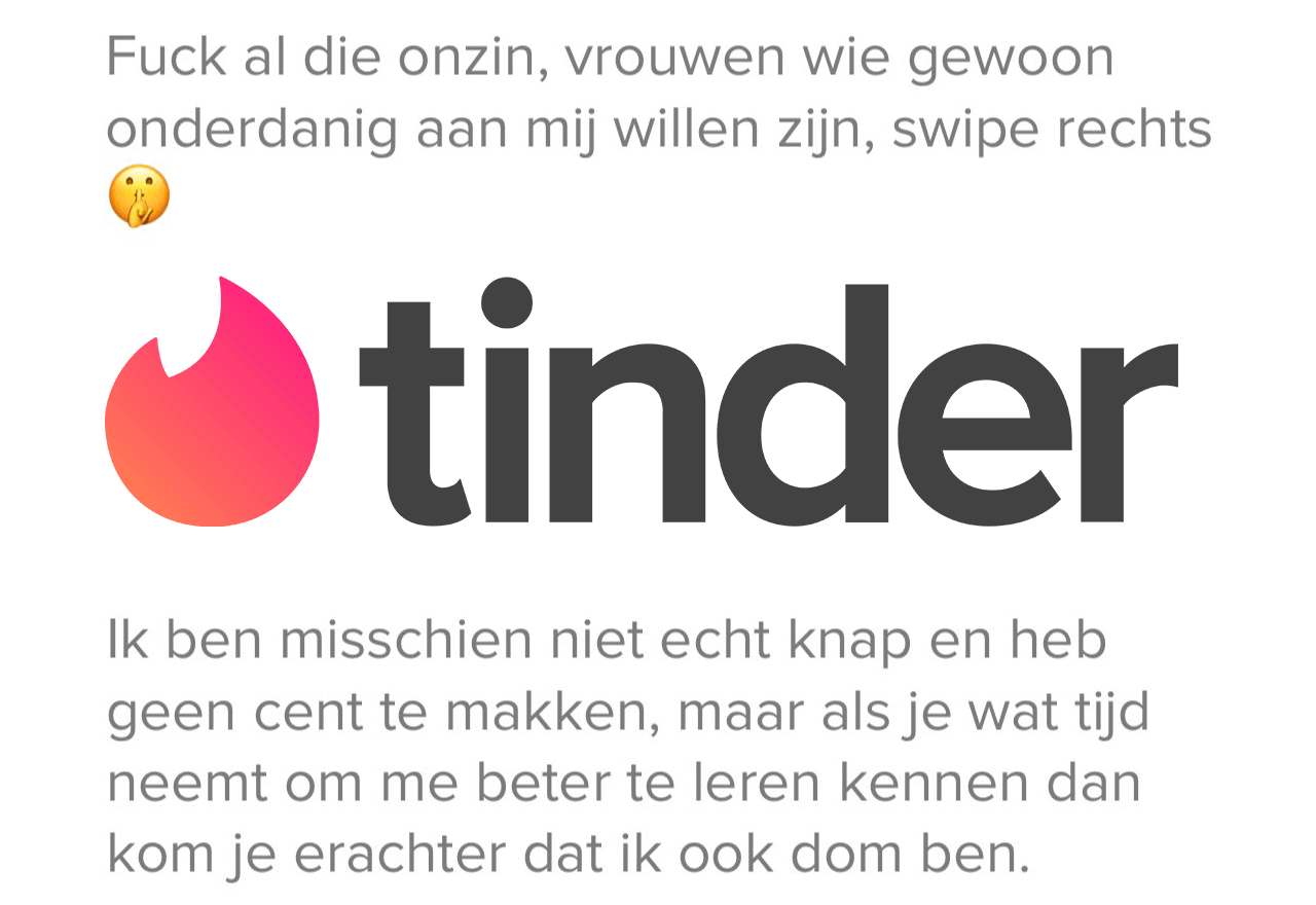 tinder bios