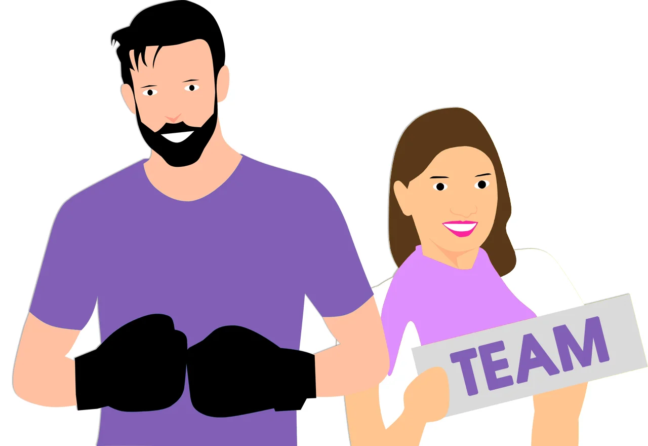 team man vrouw