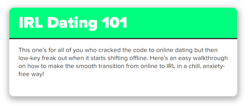 irldating 101