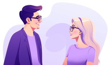 man vrouw gesprek